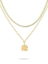 Tamaris Naszyjnik z zawieszką - dł. 47 cm rozmiar: onesize. Żółte naszyjniki Tamaris, z materiału, ze stali. Za 130.99 zł.