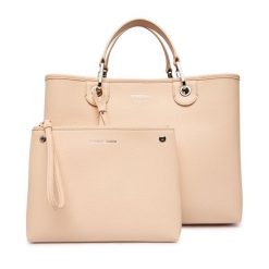 Torebka Emporio Armani. Brązowe torebki klasyczne Emporio Armani, bez wzorów, klasyczne, bez dodatków. Za 1,339.00 zł.