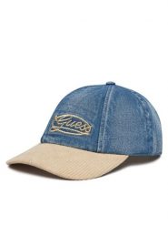 Guess Czapka z daszkiem AW5505 COT01 Niebieski. Niebieskie czapki z daszkiem Guess, z aplikacjami, z bawełny. Za 159.99 zł.
