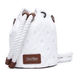 Torebka Max Mara. Białe torebki klasyczne Max Mara, bez wzorów, bez dodatków. Za 739.99 zł.
