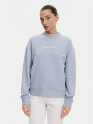 Calvin Klein Bluza Hero Logo K20K205450 Błękitny Regular Fit. Niebieskie bluzy Calvin Klein, xxl, bez wzorów, z bawełny, bez kaptura. Za 249.99 zł.