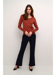 CULTURE Kardigan w kolorze czerwonym rozmiar: XXL. Czerwone swetry Culture, xxl, bez wzorów, bez ramiączek. Za 78.99 zł.