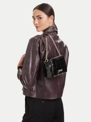 Guess Torebka J6YZ07 W3001 Czarny. Czarne listonoszki Guess, z aplikacjami, ze skóry, bez dodatków. Za 210.99 zł.