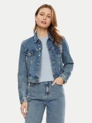 Calvin Klein Jeans Kurtka jeansowa 90's J20J224542 Niebieski Regular Fit. Niebieskie kurtki Calvin Klein Jeans, l, bez wzorów, z bawełny, bez kaptura. Za 439.99 zł.