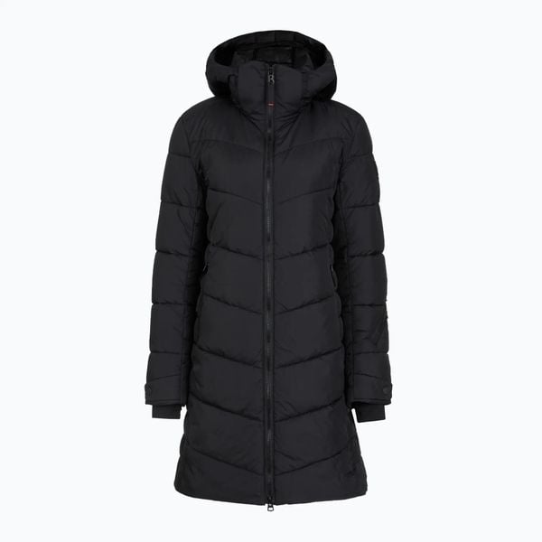 Płaszcz ocieplany damski BOGNER FIRE+ICE Aenny 3. Czarne płaszcze bez wzorów, z materiału, bez kaptura. Za 2,349.00 zł.