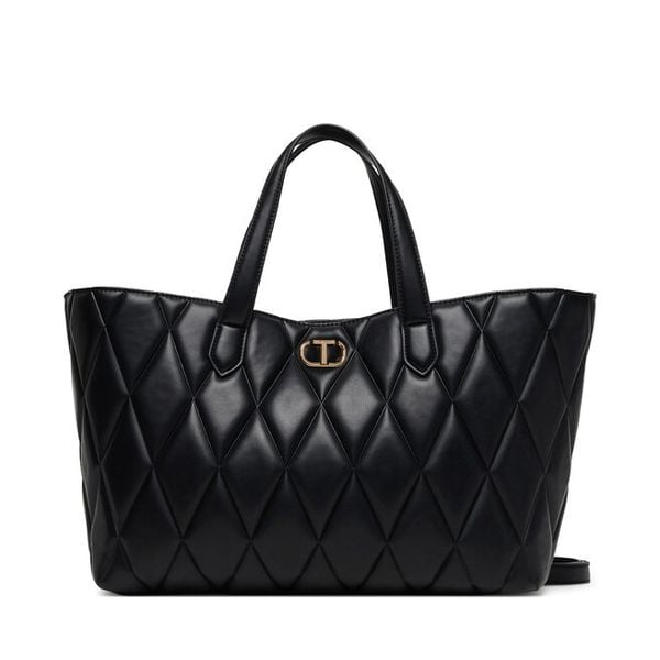 Torebka TWINSET. Czarne torebki klasyczne Twinset, bez wzorów, klasyczne, bez dodatków. Za 689.99 zł.