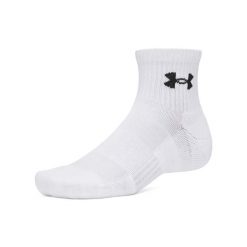 Under Armour UA PERFORMANCE COTTON 3P QTR Skarpety unisex. Białe skarpetki Under Armour, bez wzorów, z bawełny. W wyprzedaży za 48.99 zł.