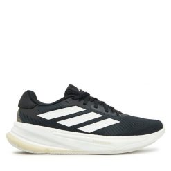 Buty do biegania adidas. Czarne buty do biegania adidas, bez wzorów, bez zapięcia, do biegania. Za 289.99 zł.