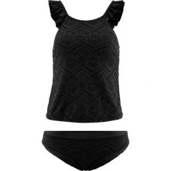 Tankini (2 części) bonprix czarny. Bikini marki bonprix. Za 54.99 zł.