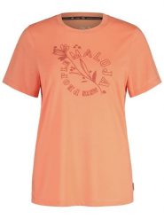 Maloja Koszulka kolarska "KarkogelM" w kolorze pomarańczowym rozmiar: M. Pomarańczowe t-shirty sportowe Maloja, m, bez wzorów, z materiału, bez ramiączek, rowerowe. Za 193.24 zł.