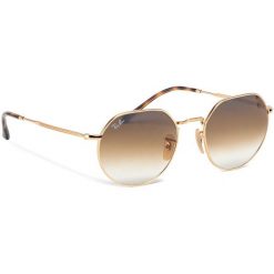 Okulary przeciwsłoneczne Ray-Ban. Żółte okulary przeciwsłoneczne Ray-Ban, bez wzorów, złote. Za 629.00 zł.