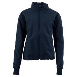 Kurtka jeździecka z pełnym zamkiem BR Equitation Essentials. Niebieskie kurtki BR, m, bez wzorów, ze skóry, bez kaptura. Za 386.75 zł.