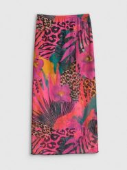4F Spódnica maxi damska - multikolor XS. Spódnice 4f, na imprezę, s, bez wzorów, z dzianiny, sportowe, maxi, dopasowane. Za 99.99 zł.