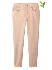 Hessnatur Dżinsy - Skinny fit - w kolorze brzoskwiniowym rozmiar: W33/L29. Pomarańczowe jeansy Hessnatur, l, z aplikacjami, z bawełny, klasyczne. Za 127.95 zł.