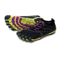 Buty do biegania damskie Vibram Fivefingers V-Run. Czarne buty do biegania VIBRAM, bez wzorów, bez zapięcia, do biegania, vibram fivefingers. W wyprzedaży za 558.30 zł.