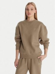 Guess Bluza V6RQ13 K9V31 Beżowy Regular Fit. Brązowe bluzy Guess, l, z aplikacjami, z bawełny, bez ramiączek, bez kaptura. Za 299.99 zł.