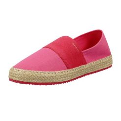 Buty damskie GANT Raffiaville. Czerwone buty treningowe Gant, na lato, bez wzorów, ze lnu, bez zapięcia. Za 249.99 zł.