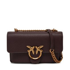 Torebka PINKO. Brązowe listonoszki Pinko, bez wzorów, bez dodatków. Za 1,329.00 zł.