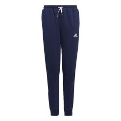 Entrada 22 Sweat Pants. Czarne spodnie dresowe adidas, bez wzorów, z dresówki. Za 121.00 zł.