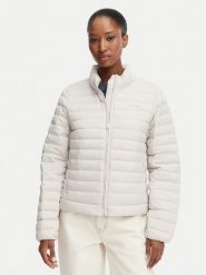 Calvin Klein Kurtka puchowa LV044G502G Beżowy jasny Regular Fit. Brązowe kurtki Calvin Klein, xs, bez wzorów, z puchu, bez kaptura. Za 849.99 zł.