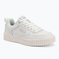 Buty damskie Ellesse Cher. Białe buty sportowe lifestyle Ellesse, bez wzorów, z gumy, bez zapięcia, trekkingowe. Za 119.99 zł.