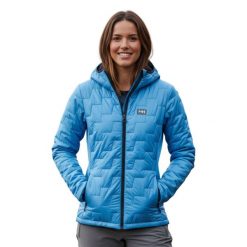 Kurtka trekkingowa damska Helly Hansen Lidaloft Insulator. Niebieskie kurtki Helly Hansen, bez wzorów, z poliamidu, bez kaptura. Za 689.70 zł.