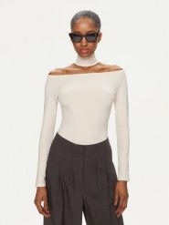 Undress Code Body Drunk In Love 648 Écru Slim Fit. Body i gorsety Undress Code, bez wzorów, z lyocellu, bez ramiączek. Za 339.99 zł.