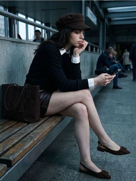 Sweter z okrągłym dekoltem - czarny. Czarne swetry Sinsay, l, bez wzorów, bez ramiączek. Za 39.99 zł.