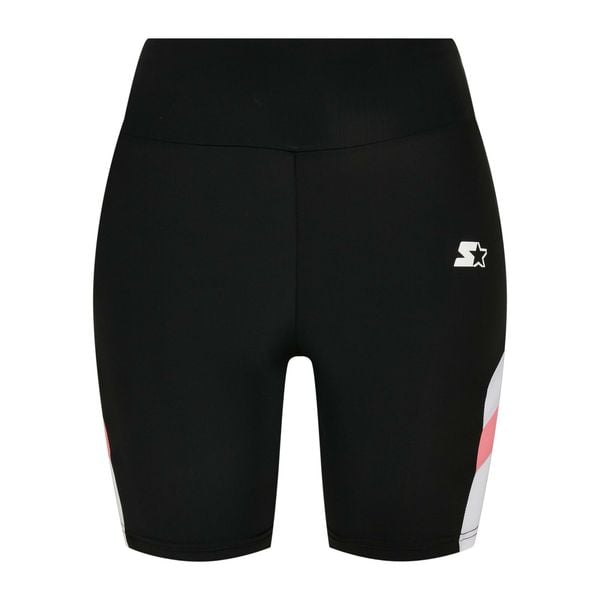 Spodenki damskie Urban Classics. Czarne szorty sportowe Starter, bez wzorów, z elastanu, rowerowe. Za 161.00 zł.