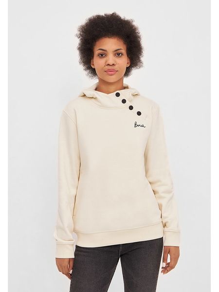 Bench Bluza w kolorze kremowym rozmiar: 40. Brązowe bluzy Bench, bez wzorów, z kapturem. Za 170.87 zł.