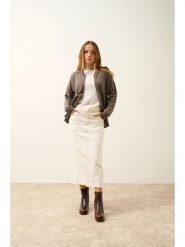 Just Cashmere Kaszmirowy kardigan "Ervie" w kolorze szarobrązowym rozmiar: M. Brązowe swetry Just Cashmere, m, bez wzorów, z kaszmiru, bez ramiączek. Za 413.99 zł.