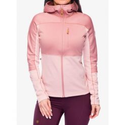 Bluza trekkingowa damska Fjallraven Abisko Trail Fleece. Czerwone bluzy Fjällräven, l, bez wzorów, bez ramiączek, bez kaptura. Za 654.99 zł.