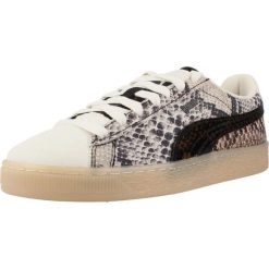 Buty PUMA YELLOW 40832901 Nadruk zwierzęcy. Żółte trekkingi Puma, bez wzorów, ze skóry, bez zapięcia, na fitness i siłownię. Za 393.99 zł.