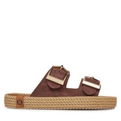Espadryle Bohonomad. Brązowe espadryle Bohonomad, bez wzorów, bez obcasa. Za 299.99 zł.