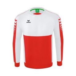 Bluza Erima Six Wings Multicolor Junior. Białe bluzy bez kaptura Erima, bez wzorów, z bawełny, bez kaptura, do piłki ręcznej. Za 271.99 zł.