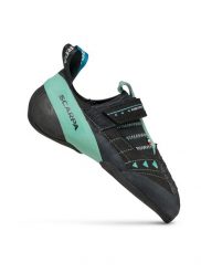 Buty wspinaczkowe Scarpa Instinct VS damskie. Czarne buty treningowe Scarpa, bez wzorów, z materiału, bez zapięcia, wspinaczkowe. Za 621.49 zł.