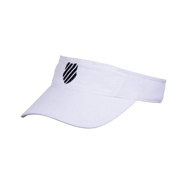Czapka damska K-Swiss visor. Białe czapki z daszkiem K-SWISS, bez wzorów, sportowe. Za 113.00 zł.