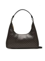 Calvin Klein Torebka Emblem Aop Conv Shoulder Bag LV04F3298G Czarny. Czarne torebki klasyczne Calvin Klein, bez wzorów, ze skóry, bez dodatków. Za 389.99 zł.