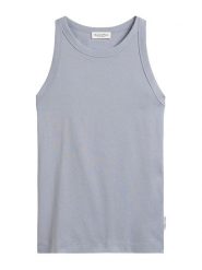 Marc O´Polo Top w kolorze niebieskim rozmiar: XXL. Niebieskie topy xxl, bez wzorów, z bawełny, bez kołnierzyka, bez ramiączek. Za 92.64 zł.