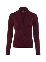Lauren Ralph Lauren bluza z dzianiny Kobiety Bawełna czerwony, M. Czerwone bluzy Lauren Ralph Lauren, m, bez wzorów, z bawełny, bez ramiączek, bez kaptura. Za 949.95 zł.