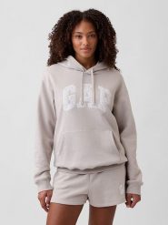 GAP Bluza w kolorze beżowym rozmiar: M. Brązowe bluzy GAP, m, bez wzorów, bez ramiączek, z kapturem. Za 128.55 zł.