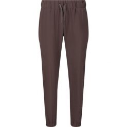 Damskie spodnie dresowe Athlecia Austberg. Brązowe spodnie dresowe Endurance, bez wzorów, z dresówki, na fitness i siłownię. Za 193.50 zł.