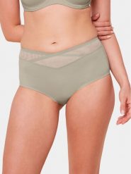 Triumph Figi klasyczne z wysokim stanem True Shape Sensation 10218231 Szary. Szare figi Triumph, bez wzorów, z syntetyku, z podwyższonym stanem. Za 89.99 zł.