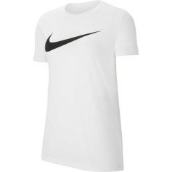 Koszulka treningowa damska Nike Dri-FIT Park 20. Białe t-shirty sportowe Nike, s, bez wzorów, bez ramiączek, dri-fit (nike). Za 186.99 zł.