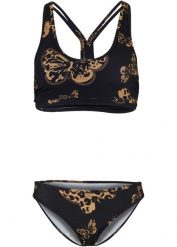 Bikini bustier (2 części). Czarne bikini bonprix, bez wzorów, eleganckie. Za 84.99 zł.