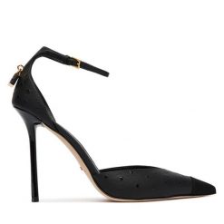 Szpilki Elisabetta Franchi. Czarne szpilki Elisabetta Franchi, bez wzorów, bez obcasa, na szpilce, bez zapięcia. Za 2,939.00 zł.