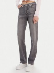 Tommy Jeans Jeansy Kira DW0DW22424 Szary Straight Fit. Szare jeansy Tommy Jeans, bez wzorów, z bawełny. Za 409.99 zł.