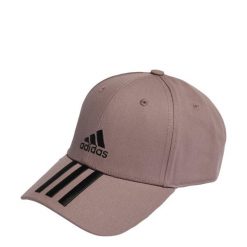 Czapka z daszkiem z 3 paskami z twillu adidas. Fioletowe czapki z daszkiem adidas, bez wzorów, klasyczne. Za 115.50 zł.