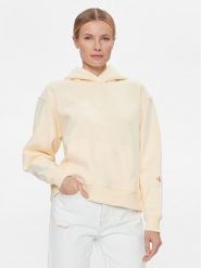 Calvin Klein Jeans Bluza Back Bold Monologo J20J222895 Żółty Relaxed Fit. Żółte bluzy Calvin Klein Jeans, s, bez wzorów, z bawełny, bez kaptura. Za 319.99 zł.