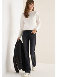 Cecil Dżinsy - Regular fit - w kolorze czarnym rozmiar: W31/L30. Czarne jeansy Cecil, l, z aplikacjami, ze skóry, klasyczne. Za 134.85 zł.